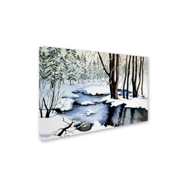 Arie Reinhardt Taylor 'Snow Trees' Canvas Art,22x32